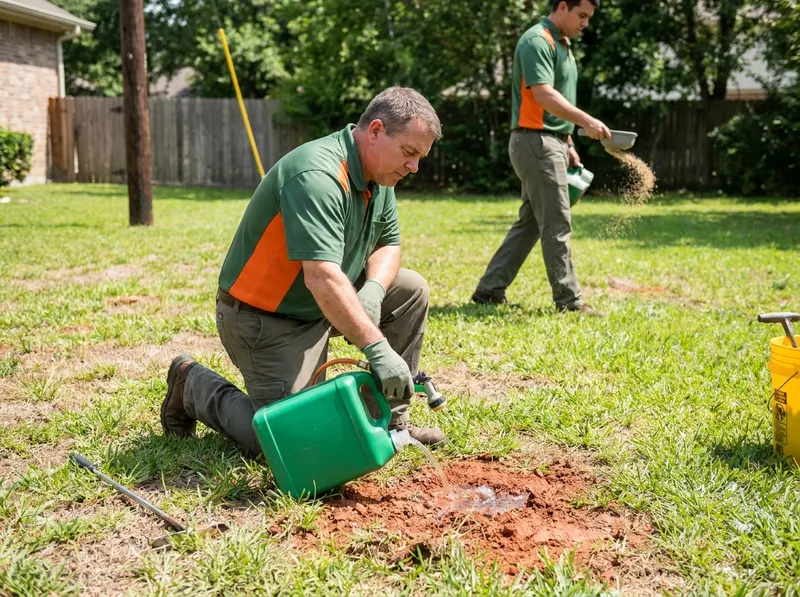 Fire Ant Mound Drenching and Yard Baiting in Houston, TX